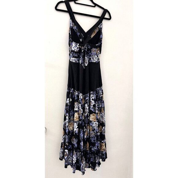 Anthropologie Womens Floral Asymmetrical Maxi Dress Boho, cottagecore grandmacor - Picture 11 of 13